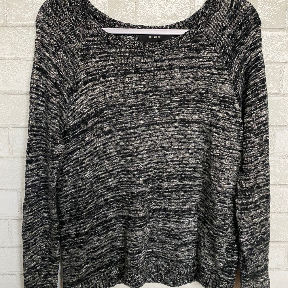 Black & white sweater